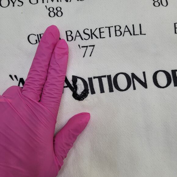 Vintage Burnsville High School Sweatshirt Large 23x25 USA Made 70s 80s - Picture 10 of 16